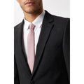 Charcoal - Side - Burton Mens Essential Single-Breasted Skinny Suit Jacket