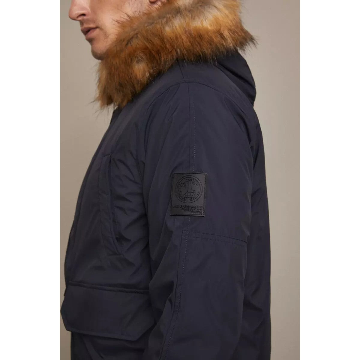 Navy - Side - Burton Mens Utility Jacket