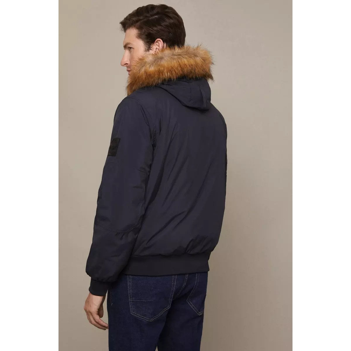 Navy - Back - Burton Mens Utility Jacket