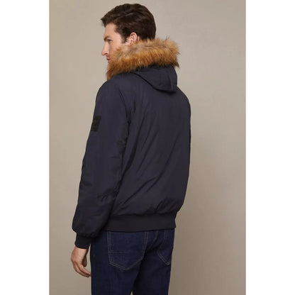 Navy - Back - Burton Mens Utility Jacket