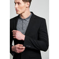 Black - Lifestyle - Burton Mens Essential Single-Breasted Slim Suit Jacket