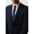 Navy - Pack Shot - Burton Mens Essential Single-Breasted Slim Suit Jacket