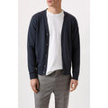 Petrol Blue - Lifestyle - Burton Mens Knitted Cotton Cardigan