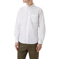 White - Back - Burton Mens Chest Pocket Long-Sleeved Formal Shirt