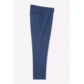 Blue - Lifestyle - Burton Mens Birdseye Slim Suit Trousers