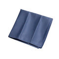Blue - Back - Burton Mens Tie & Pocket Square Set