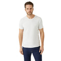 Light Grey - Side - Burton Mens Crew Neck T-Shirt (Pack of 3)