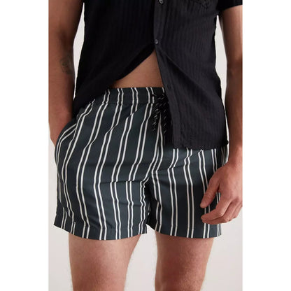Khaki - Lifestyle - Burton Mens Vertical Swim Shorts