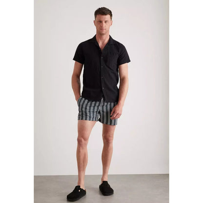 Khaki - Pack Shot - Burton Mens Vertical Swim Shorts