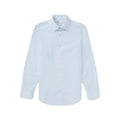 Blue - Front - Burton Mens Easy-Iron Slim Long-Sleeved Formal Shirt