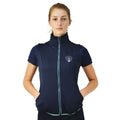 Marine Blue-Teal - Front - HyRIDER Womens-Ladies Signature Fleece