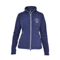 Marine Blue-Red - Front - HyRIDER Womens-Ladies Signature Fleece