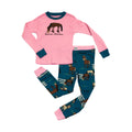 Pink-Blue-Brown - Lifestyle - LazyOne Childrens-Kids Pasture Bedtime Long Sleeved Pyjama Set