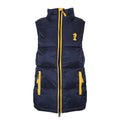 Navy-Yellow - Front - Little Rider Boys Lancelot Padded Gilet