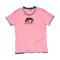Pink - Front - LazyOne Womens-Ladies Pasture Bedtime PJ T-Shirt