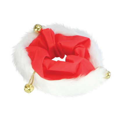 Red-White - Front - ShowQuest Christmas Scrunchie