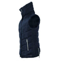 Navy - Side - Coldstream Womens-Ladies Kimmerston Quilted Gilet
