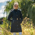 Black - Back - Coldstream Womens-Ladies Branxton Quilted Coat