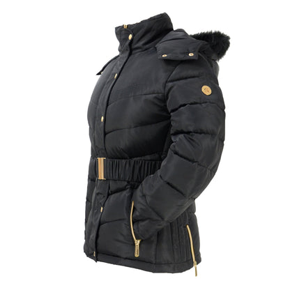 Black - Lifestyle - Coldstream Womens-Ladies Cornhill Quilted Coat