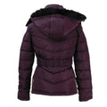 Purple - Side - Coldstream Womens-Ladies Cornhill Quilted Coat