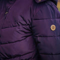 Purple - Pack Shot - Coldstream Womens-Ladies Cornhill Quilted Coat