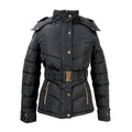 Black - Front - Coldstream Womens-Ladies Cornhill Quilted Coat