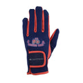 Navy-Red - Front - Hy Childrens-Kids Tractors Rock Gloves