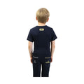 Navy-Yellow - Pack Shot - Little Knight Childrens-Kids Be Brave T-Shirt