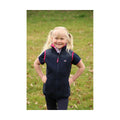 Navy-Pink - Side - Little Rider Childrens-Kids Sophia Riding Gilet