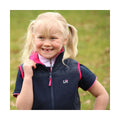 Navy-Pink - Pack Shot - Little Rider Childrens-Kids Sophia Riding Gilet