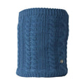 Petrol Blue - Front - Hy Womens-Ladies Melrose Cable Knit Snood