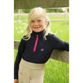 Beige - Pack Shot - Little Rider Girls Sara Horse Riding Tights