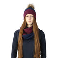 Navy-Fig - Front - Hy Womens-Ladies Synergy Luxury Snood