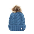 Petrol Blue - Front - HyFASHION Unisex Adult Melrose Cable Knit Beanie