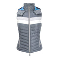 Grey-White-Blue - Front - Coldstream Womens-Ladies Stichill Gilet