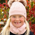 Light Pink - Back - Hy Childrens-Kids Snood