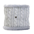 Grey - Side - Healthy Pet Childrens-Kids Morzine Hat And Scarf Set