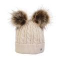 Beige - Front - Healthy Pet Childrens-Kids Morzine Hat And Scarf Set