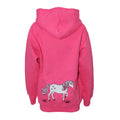 Pink - Back - British Country Collection Childrens-Kids Dancing Unicorn Hoodie