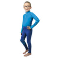 Cobalt Blue-Ocean Blue - Front - Hy Childrens-Kids DynaMizs Ecliptic Base Layer Top