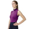 Amethyst Purple - Front - Hy Sport Active Womens-Ladies Sleeveless Top