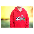 Red - Back - British Country Collection Childrens-Kids Farm Hoodie