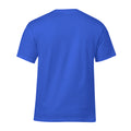 Cobalt Blue-Magenta - Back - Hy Childrens-Kids Thelwell Collection Horse Racing T-Shirt