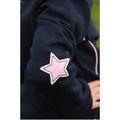 Navy - Close up - Little Rider Childrens-Kids Dazzling Dream Sweatshirt