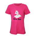 Pink - Front - Little Rider Girls Unicorn Magic T-Shirt