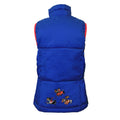 Cobalt Blue-Magenta - Back - Hy Childrens-Kids Thelwell Collection Race Gilet