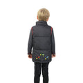 Grey-Red - Back - Little Knight Boys Tractor Collection Gilet