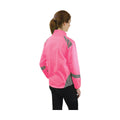Pink - Side - HyVIZ Womens-Ladies Jacket