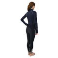 Midnight Navy-Pencil Point Grey - Lifestyle - Hy Sport Active Womens-Ladies Horse Riding Tights
