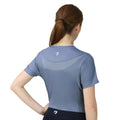 Riviera Blue - Close up - Hy Womens-Ladies Synergy T-Shirt